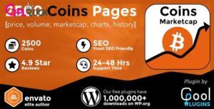 Coin Market Cap & Prices – WordPress Cryptocurrency Plugin