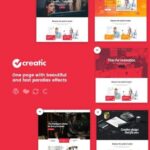 Creatic – One Page Parallax WordPress