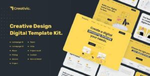 Creativic – Creative Agency Elementor Template Kit