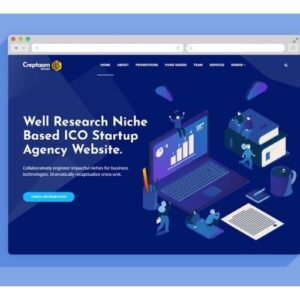 Creptaam – Bitcoin, ICO Landing and Cryptocurrency