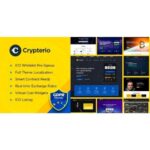 Crypterio – ICO Landing Page and Cryptocurrency WordPress Theme
