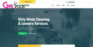 DirtyWash – Dry Cleaning & Laundry Service Elementor Template Kit