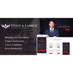 Dixon & Lamber | Law Firm WordPress Theme