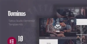 Dominus – Tattoo Studio Elementor Template Kits