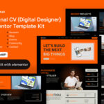 Dydeux – Personal CV Elementor Pro Template Kit