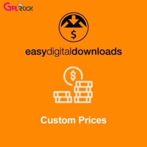 Easy Digital Downloads Custom Prices