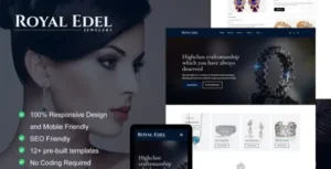 Edel – Luxury Jewelry Elementor Template Kit