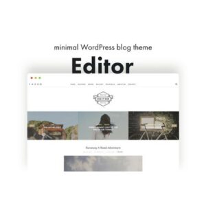 Editor Blog – A WordPress Blog Theme for Bloggers