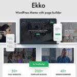 Ekko – Multi-Purpose WordPress Theme with Page Builder