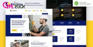 Electriza – Electrical Installation & Maintenance Services Ele…or Template Kit