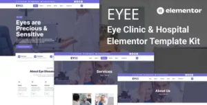 Eyee – Eye Clinic & Vision Care Elementor Template Kit