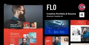 FLO – Creative Portfolio & Resume Template Kit