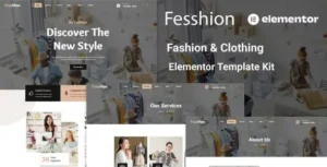 Fesshion – Fashion & Clothing Elementor Template Kit