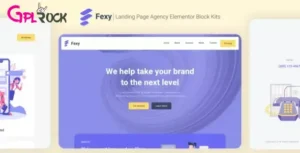 Fexy – Agency Landing Page Elementor Template Kit