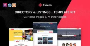 Fioxen – Travel Directory & Listings Elementor Template Kit