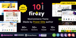 Firezy WP – Elementor Multi-purpose WooCommerce Theme
