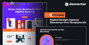 Frinkle – Digital Design Agency Elementor Pro Template Kit