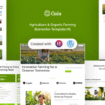 Gaia – Agriculture & Organic Farming Elementor Template Kit