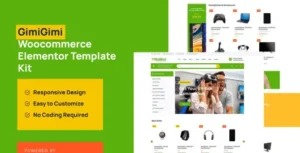 GimiGimi – Woocommmerce Elementor Template Kit
