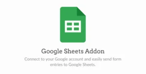 WPForms – Google Sheet Addon