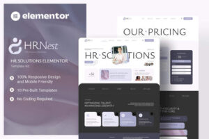 HRNest – HR Solutions Elementor Template Kit