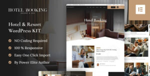 Hotel Booking – Resort Elementor Pro Template Kit