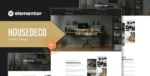Housedeco – Interior Design Elementor Template Kit