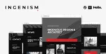 INGENISM – Architectural Design Agency Elementor Template Kit