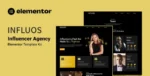 Influos – Influencer Agency Elementor Template Kit