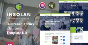 Insolan – Insurance Agency Elementor Template Kit