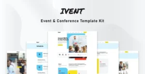 Ivent – Event & Conference Elementor Template Kit