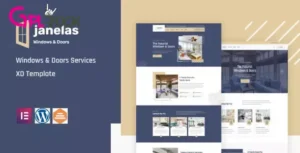 Janelas – Windows & Doors Services Elementor Template Kit