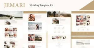 Jemari – Wedding Elementor Template Kit