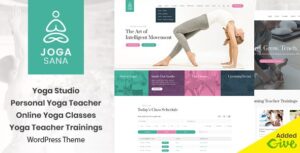Jogasana – Yoga Oriented WordPress Theme