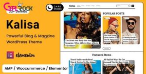 Kalisa – Blog & Magazine WordPress Theme