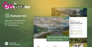 Kamperven – Campervan & RV Rental Elementor Template Kit