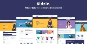 Kidzie – Baby & Kids E-Commerce Elementor Template Kit