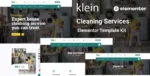 Klein – Cleaning Services Elementor Template Kit