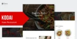 Kodai – Asian Restaurant Elementor Template Kit