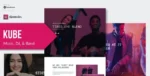 Kube – Music Elementor Template Kit
