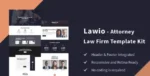 Lawio – Attorney Law Firm Elementor Template Kit