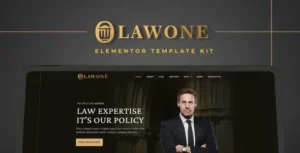 Lawone – Legal & Law Firm Elementor Template Kit