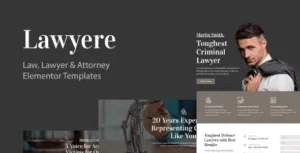 Lawyere – Legal & Attorney Elementor Template Kit