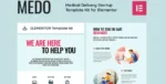 MEDO – Medical Delivery Startup Elementor Template Kit
