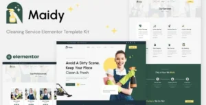 Maidy – Cleaning Service Elementor Template Kit