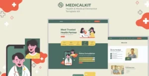 Medicalkit – Health & Clinical Care Elementor Template Kit