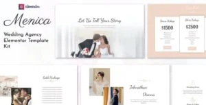 Menica – Wedding Elementor Template Kit