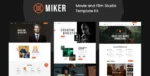 Miker – Movie & Film Studio Elementor Template Kit