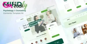 Mindly – Psychology, Therapy & Counseling Elementor Template Kit