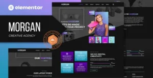 Morgan – Creative Agency & Portfolio Elementor Template Kit